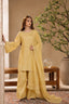 3-Pcs Pashmire Unstitched Sequin Embroidered Silk Suit with Organza Dupatta