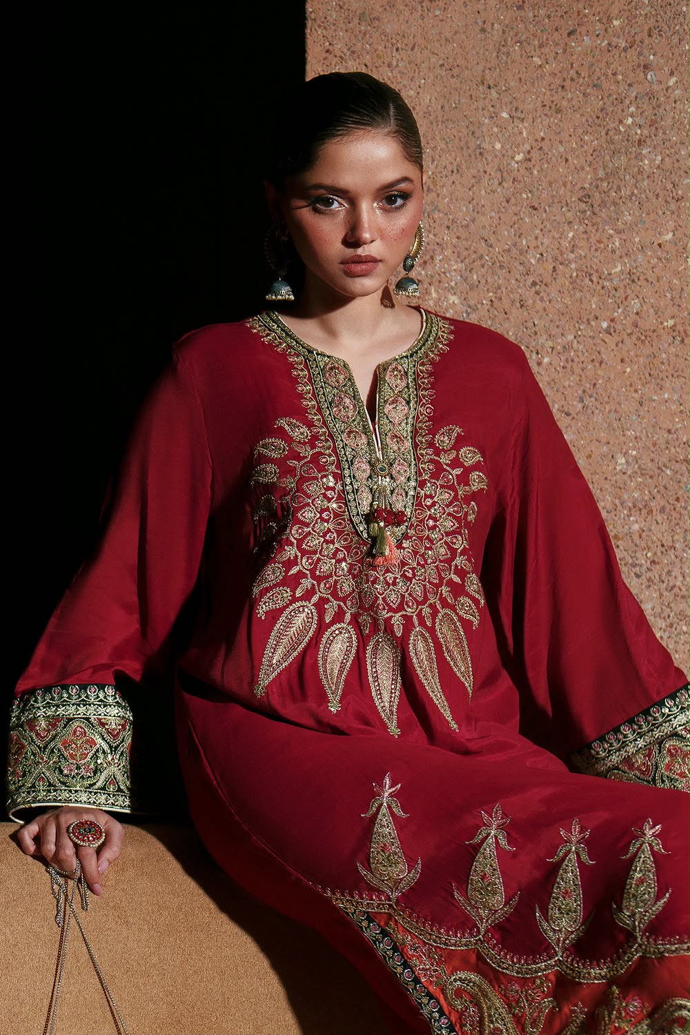 3-Pcs Unstitched Silk Suit Fabric - Digital Print